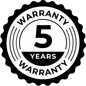5 Year Warranty Logo